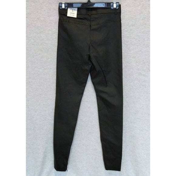 NWT Zara Coated High-Waisted Legging - Picture 7 of 13